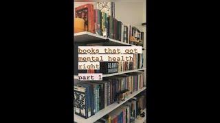 Books that got mental health right!!!  #shorts #bookstoread#booklovers