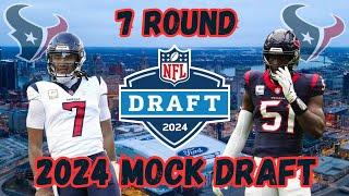 Full 7-Round 2024 Houston Texans Mock Draft!