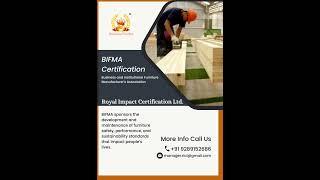 Bifma Certification  #royalimpactcertificationltd #qualitymanagement #productcertification