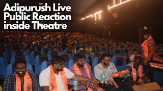 Adipurush Movie Live Public Reaction inside the Theatre | See How public is watching and reacting