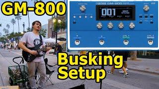 GM-800 Synth & Guitar on Separate Channels. BETTER Busking!