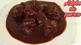 ADOBO de PUERCOEL SECRETO está en la salsaADOBO o FRITO de puerco