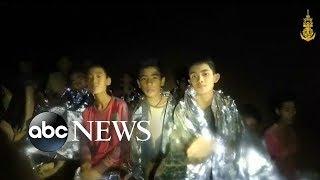 4 boys pulled safely from the cave recovering at a hospital l Thailand Cave Rescue