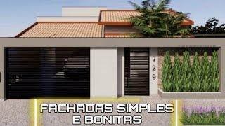 FACHADAS DE CASAS SIMPLES E BONITAS | DICAS PARA FACHADAS DE CASAS BARATAS