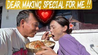 DEAR MAKING SPECIAL FOR ME | DEAR IS VERY HAPPY #tibetanyoutuber #tibetanvolgger #dearchannel