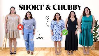 How to dress a short and chubby figure