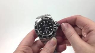 How to Set the Time & Date for the Rolex Submariner (No Date)