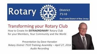 Transforming your Rotary Club