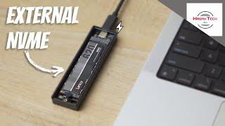 How to use NVME SSD as External SSD | m2 NVME external SSD | Speed Test 