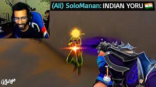 SoloManan *stunned* by INDIAN YORU