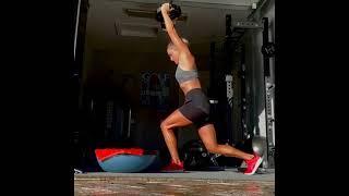 Lexi Thompson workout before playing the CME Group Tour Championship in Naples, Florida