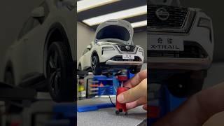 Nissan X-Trail, an Exciting Model Car, Undergoes Periodic Service Maintenance #car #cars #diecast