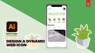 Design a Dynamic Web Icon | Adobe Illustrator Bootcamp (8/10)