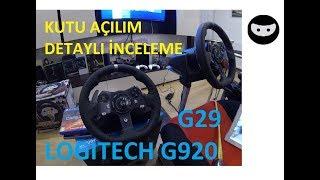 LOGITECH G920 G29 KUTU AÇILIMI İNCELEME ninjasiyahgiyer