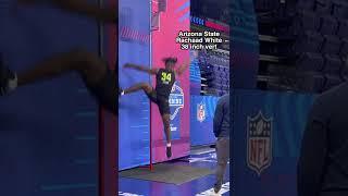 CRAZY Vertical Jumps at the NFL Combine  #shorts