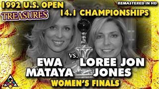 EWA MATAYA vs LOREE JON JONES - 1992 U.S. OPEN STRAIGHT POOL CHAMPIONSHIP WOMEN'S FINALS