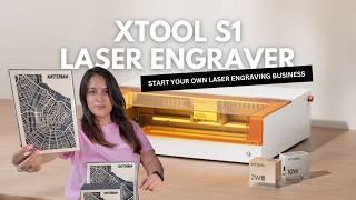 Is this the BEST laser engraving machine to start a small business at home? | xTool S1 10W