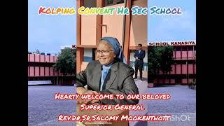 Hearty Welcome of our Beloved Superior General REV. SR. SALOMY