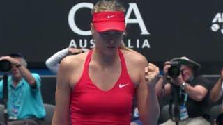 Ekaterina Makarova v Maria Sharapova highlights (SF) - Australian Open 2015