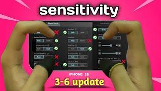 New Update 3.6 Best Sensitivity  Setting 2x 4x 6x 8x #bgmi #gaming