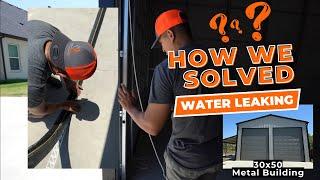 DO THIS to Keep Water out of your Metal Building | WolfSteel Buildings