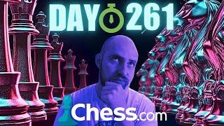 Can I Reach 2000 Elo on Chess.com in 1 Year? Day 261