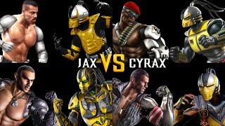 Evolution of Jax VS Cyrax Fight MK3-MKX | 2K 60FPS