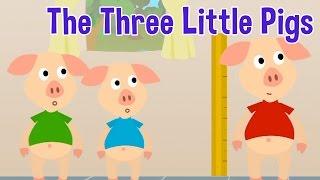 The Three Little Pigs - Animated Fairy Tales for Children