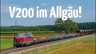 V200 (SGL V270.10 „Detlef T.“) im Bauzugdienst unterwegs im Allgäu