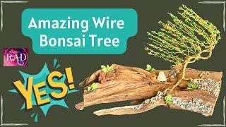 How to Make - Wire and Beads Bonsai Tree -Tutorial