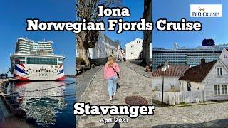 P&O Iona Norwegian Fjords Cruise Vlog April 2023 G310 Stavanger | Sindhu