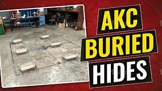 AKC Scentwork Buried Hides | Why people struggle with this element.