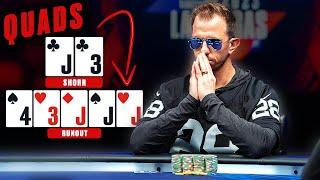 Most INSANE QUADS of 2023  | PokerStars