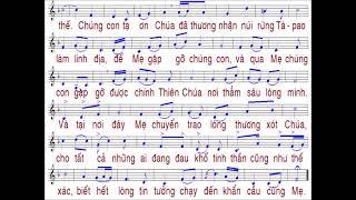 Kinh Đức Mẹ Tàpao / phổ nhạc : Nam Hải