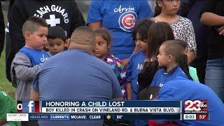 Arvin community remember 4-year-old boy who died in car crash