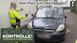 "Das wird 'ne lustige Nummer!"  Kein PLATZ zum Abschleppen?! | Kabel Eins | Achtung Kontrolle