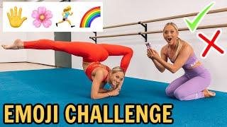 ACRO GYMNASTICS EMOJI CHALLENGE!!!