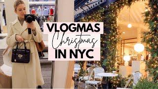 VLOGMAS Day 19: Christmas in NEW YORK! Office day, running errands, outfit hack