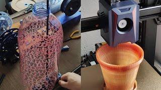 PET POT 3D printing with plastic bottles