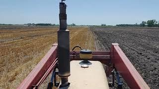 case 730 plowing