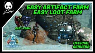 The EASY Way To Run The Artifact Of The Strong - EASY Blueprint Farming | ARK: Survival Ascended