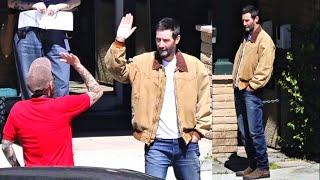 Keanu Reeves Trades Iconic Locks for New Look on Set of Dark Comedy  Outcome in Los Angeles