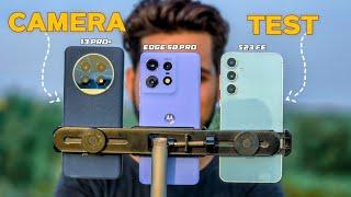 Realme 13 Pro plus vs Motorola edge 50pro vs Galaxy S23fe Camera Test 