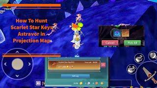 How To Get Scarlet Star Keys  |Astravor| Solo Hunting | Projection Map Full Guide | Utopia Origin