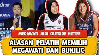 MEGAWATI JADI OUTSIDE HITTER, GO HEEJIN DUETKAN MEGATRON DAN BUKILIC