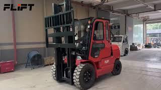 Discover the Power: 5T FLIFT Diesel Forklift with Optional EU-V Engine Magic!