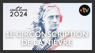 Débat élections législatives 2024 - 1ʳᵉ circonscription de la Nièvre