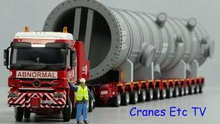 WSI ALE Actros 8x8 + 14 axle Scheuerle Trailer by Cranes Etc TV