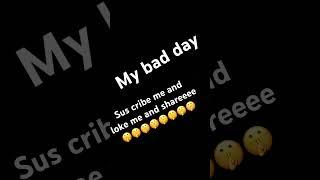 Bad day of all time help me reach 1k sus cribe #shorts #funny #sus