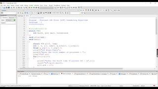 Shortest Job First(SJF) Scheduling Algorithm Code in C